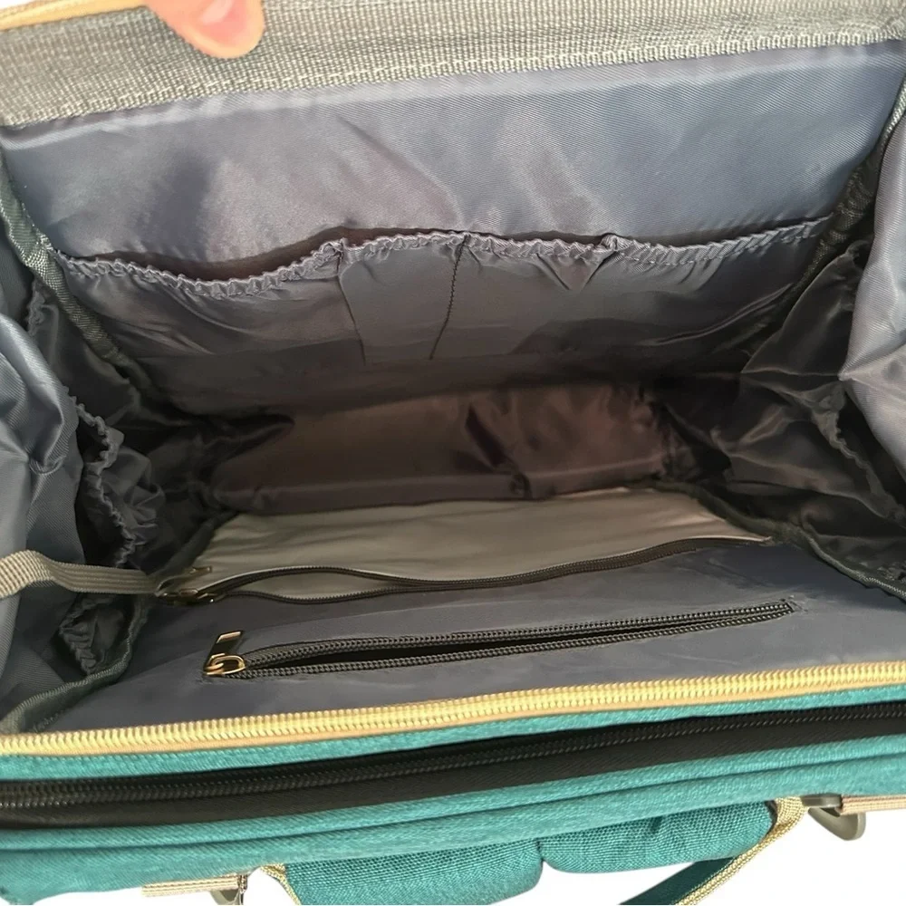 DEBUG Baby Diaper Bag Backpack Green Large Capacity Waterproof Size: OS